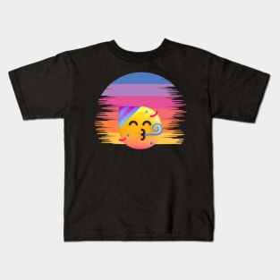 Emoji Vintage Kids T-Shirt